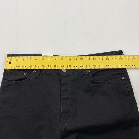 Wrangler Black Jeans Straight Leg Grunge Western Cotton Blend 38x29 - Picture 7 of 9